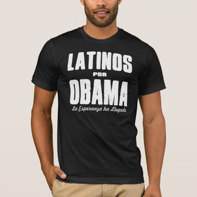 Latinos Por Obama 2 Tröja (Framsida)