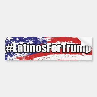 #LatinosForTrump Latinos För Trump Bildäckslapp Bildekal