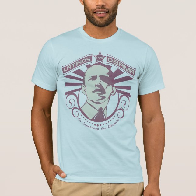 Latinospor Obama 1 T-shirt (Framsida)