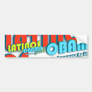 LatinosPor Obama bildekal