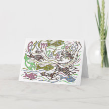 Latinsk citationsteckenundervisningfisk som simmar