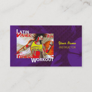 LATINSK DANSGENOMKÖRARE - visitkort