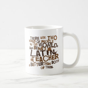 Latinsk läraregåva kaffemugg