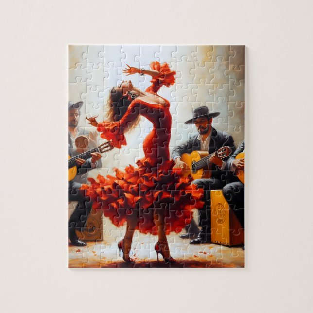 Latinsk latin flamenco spansk mexikansk pussel (Vertikal)
