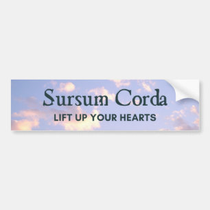 Latinsk massa Sursum Corda Trad Catholique Himlar Bildekal