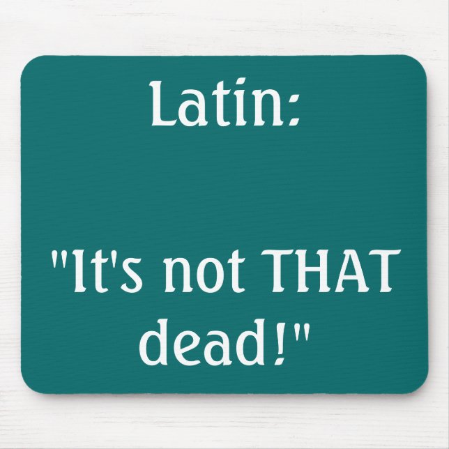 Latinsk mousemat musmatta (Framsidan)