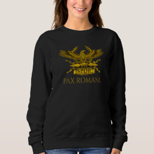 Latinsk offert Pax Romana SPQR Eagle Ancient Roman T Shirt
