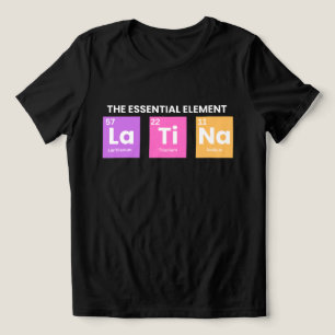 Latinsk presenttröja,Chicana-tröjor,Latina Power , T Shirt