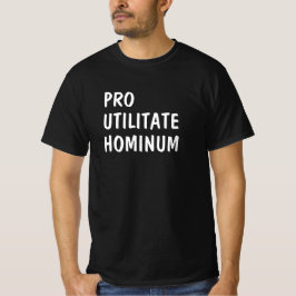 Latinsk: Pro utilitate hominum T Shirt