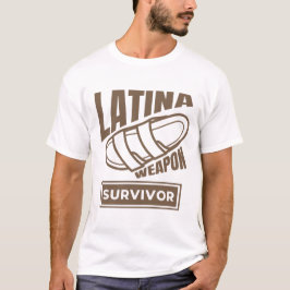 Latinsk vapenöverlevande t shirt