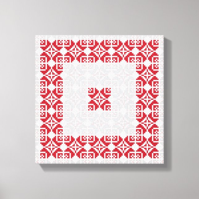 Latinska morgonen SOL geometric mönster I Canvastryck (Framsida)