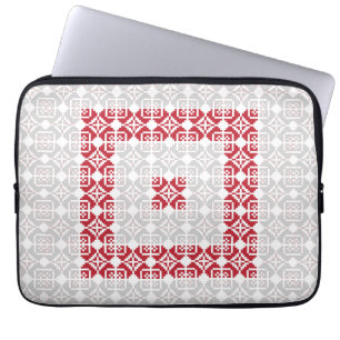 Latinska morgonen SOL geometric mönster I Laptop Fodral
