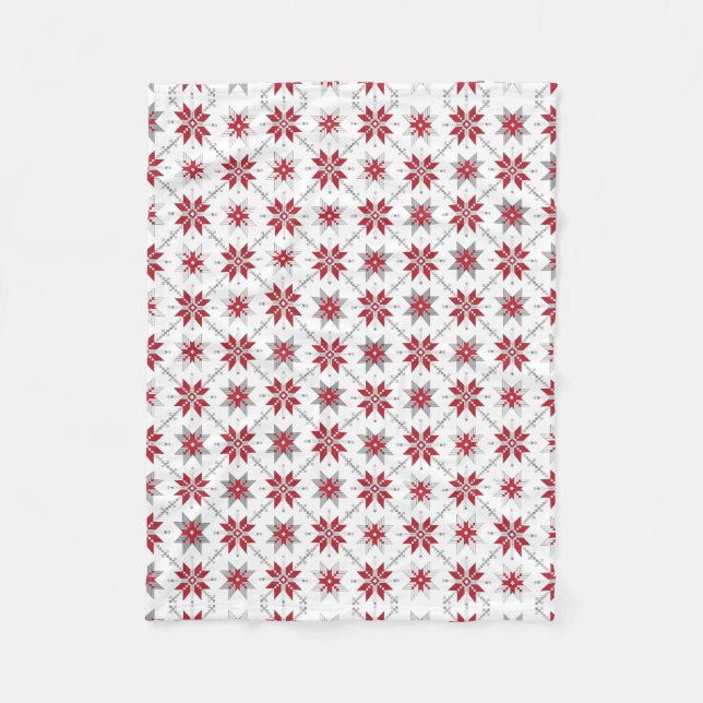 Latinska morgonen SOL geometric mönster V Fleecefilt (Framsidan)