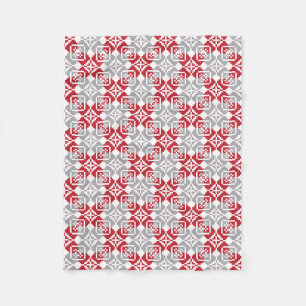 Latinska morgonen SOL geometrisk mönster III Fleecefilt