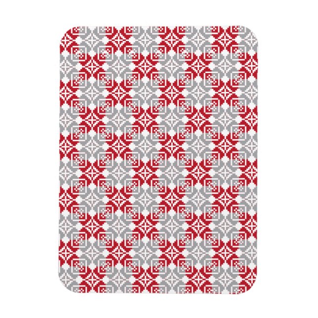 Latinska morgonen SOL geometrisk mönster III Magnet (Vertikal)