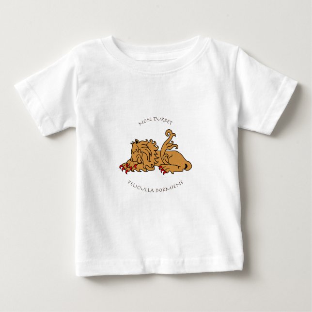 Latinska mottos och heraldik t-shirt (Framsida)