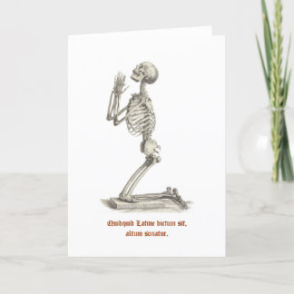 Latinskt sanningshälsningskort kort