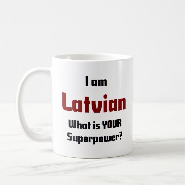 latisk kaffemugg (Vänster)