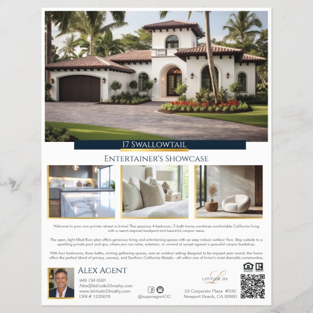 Latitude 33 Property broschyr  Reklamblad (Framsidan)