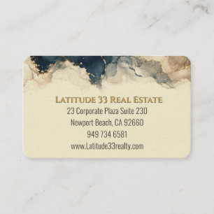 Latitude 33 Realty Allmänt Affärsbrevkort Visitkort