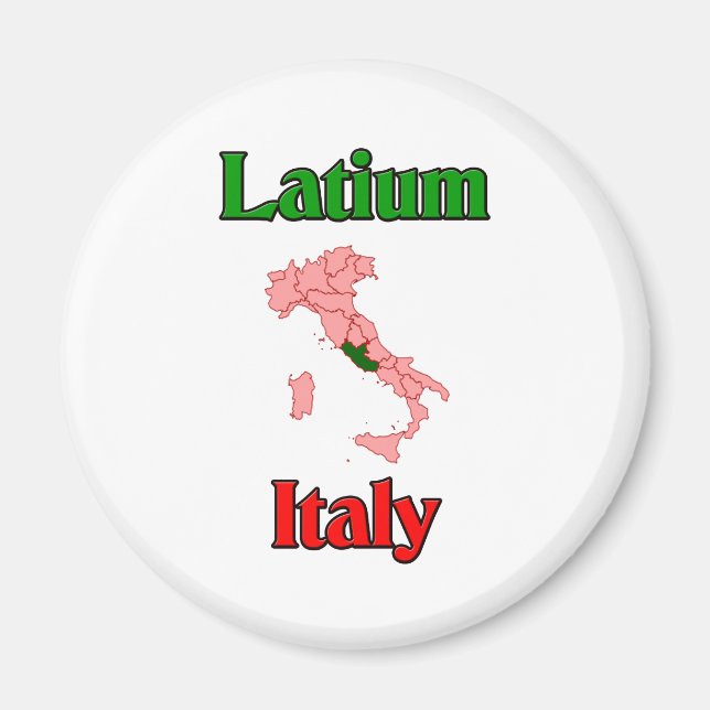 Latium Italien Magnet (Framsidan)