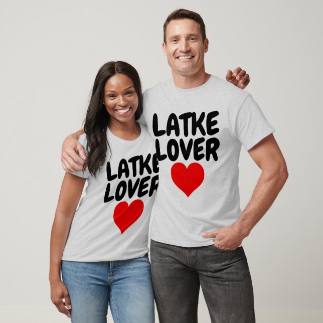 LATKE ÄLSKARE Jewish Funny T-shirts (Unisex)