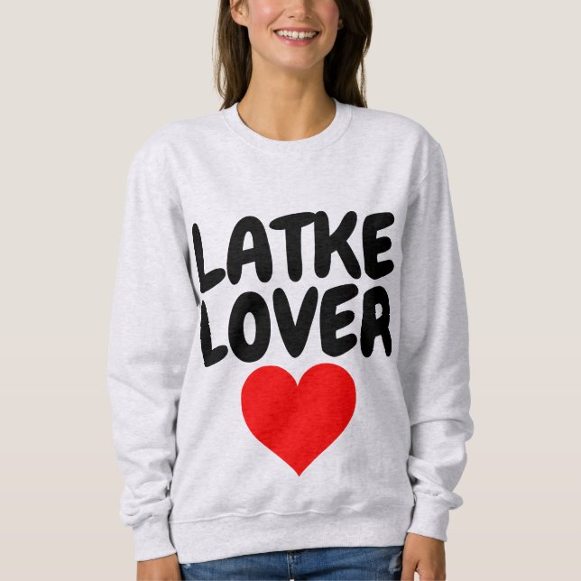 LATKE ÄLSKARE T-shirts (Framsida)