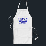 Latke Chef Apron<br><div class="desc">Det är en underbar gåva till Latke-kocken, den som kärlek ska göra Chanukah latkes, de kalorilastade potatispannkakor som alla kärlek ska äta med äppelmos eller sur kräm. Det här är en kärlek gåva till Latke-kocken. Lycklig Chanukah!</div>