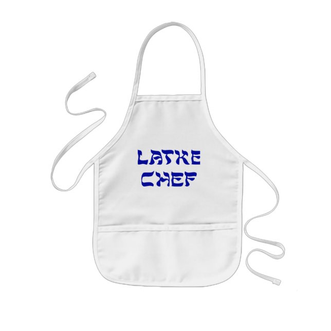Latke Chef Apron Barnförkläde (Framsidan)