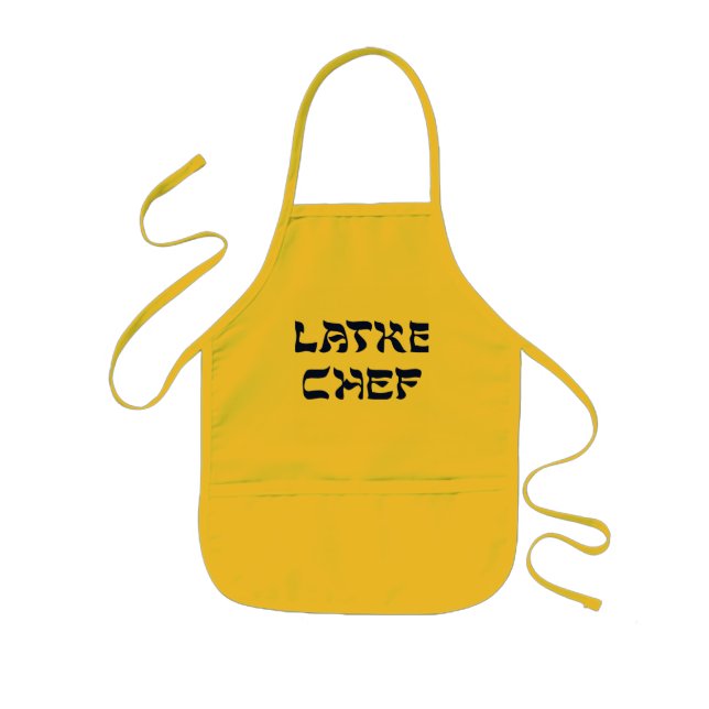 Latke Chef Apron Barnförkläde (Framsidan)