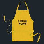 Latke Chef Apron Förkläde<br><div class="desc">Det är en underbar gåva till Latke-kocken,  den som kärlek ska göra Chanukah latkes,  de kalorilastade potatispannkakor som alla kärlek ska äta med äppelmos eller sur kräm.    Det här är en kärlek gåva till Latke-kocken.  Lycklig Chanukah!</div>