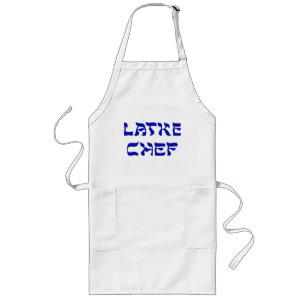 Latke Chef Apron Långt Förkläde