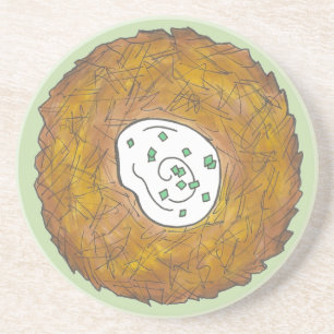 Latkes Potato Pancake Hanukkah Jewish Helgdag Underlägg