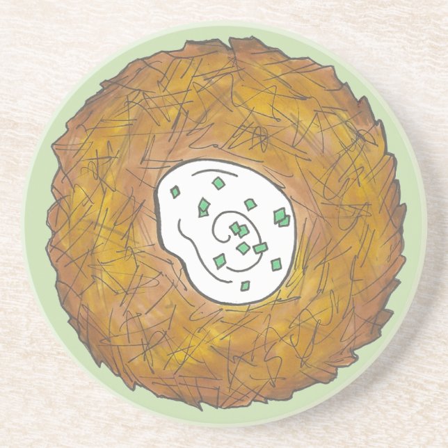 Latkes Potato Pancake Hanukkah Jewish Helgdag Underlägg (Framsidan)