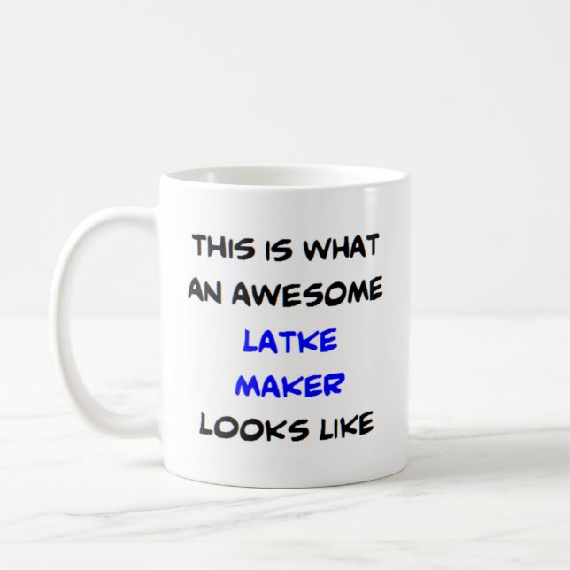 latkmakare, fantastisk kaffemugg (Vänster)