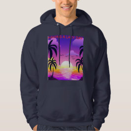 latmaskin för solnedgång hoodie