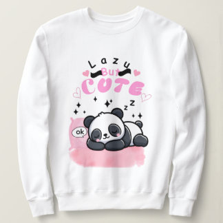 Latmässig Men Söt Sovande Panda Kawaii Estetisk T- T Shirt