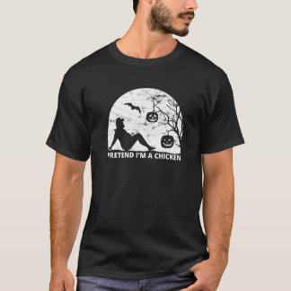 Latmöst Halloween-kostymskjorta Låt mig vara en hö T Shirt