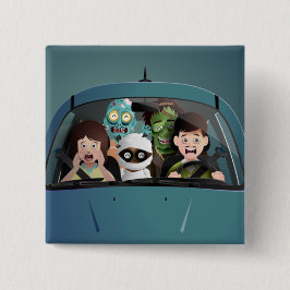 Låtnyj Family Vacation Halloween Nightmare Knapp