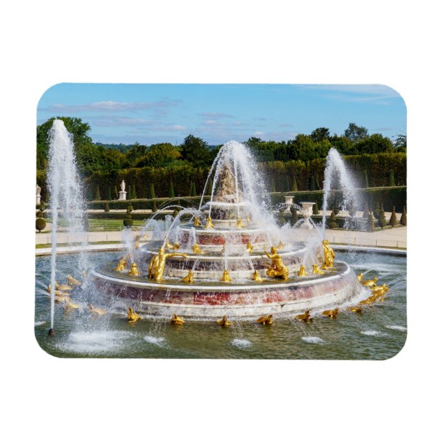 Latona Fontän i Versailles trädgårdar Magnet (Horisontell)
