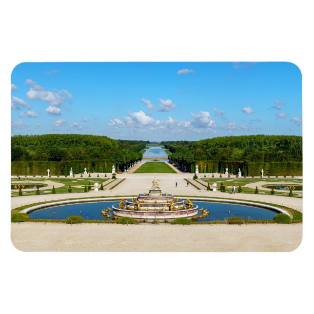 Latona Fontän och Grande Perspective, Versailles Magnet (Horisontell)