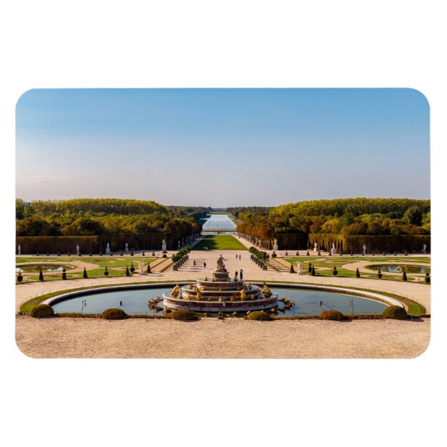 Latona Fontän och Grande Perspective, Versailles Magnet (Horisontell)