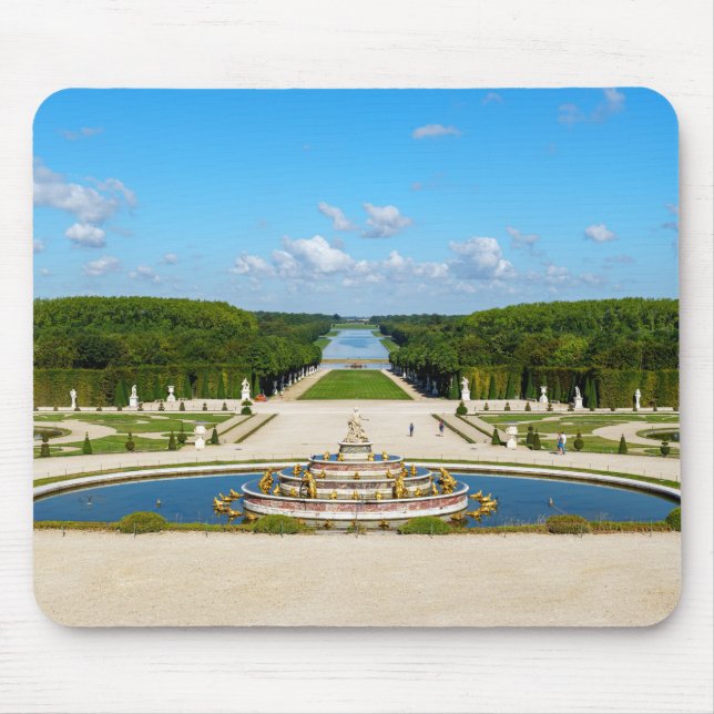 Latona Fontän och Grande Perspective, Versailles Musmatta (Framsidan)