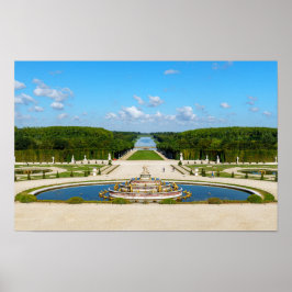 Latona-fontänen och Grande Perspective, Versailles Poster