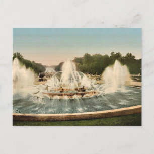 Latone Basin, II, Versailles, Frankrike vintage P Vykort