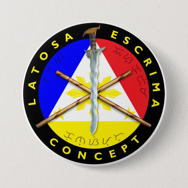 Latosa Escrima knäppas Knapp (Framsida)