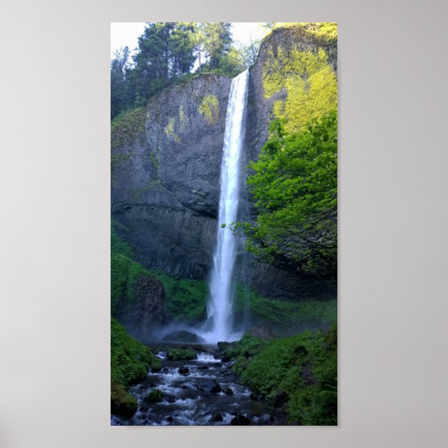 Latourell Falls, Oregon Poster (Framsidan)