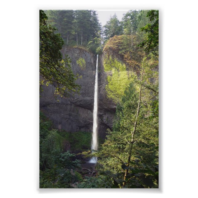 Latournell Falls, Columbia River Gorge, Oregon Fototryck (Framsidan)