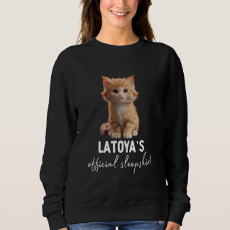 LATOYA'S Official Cat Sleepshirt Pyjama T Shirt