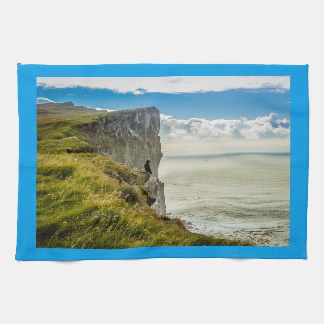 Latrabjarg Cliffs, Island Kökshandduk (Horisontell)